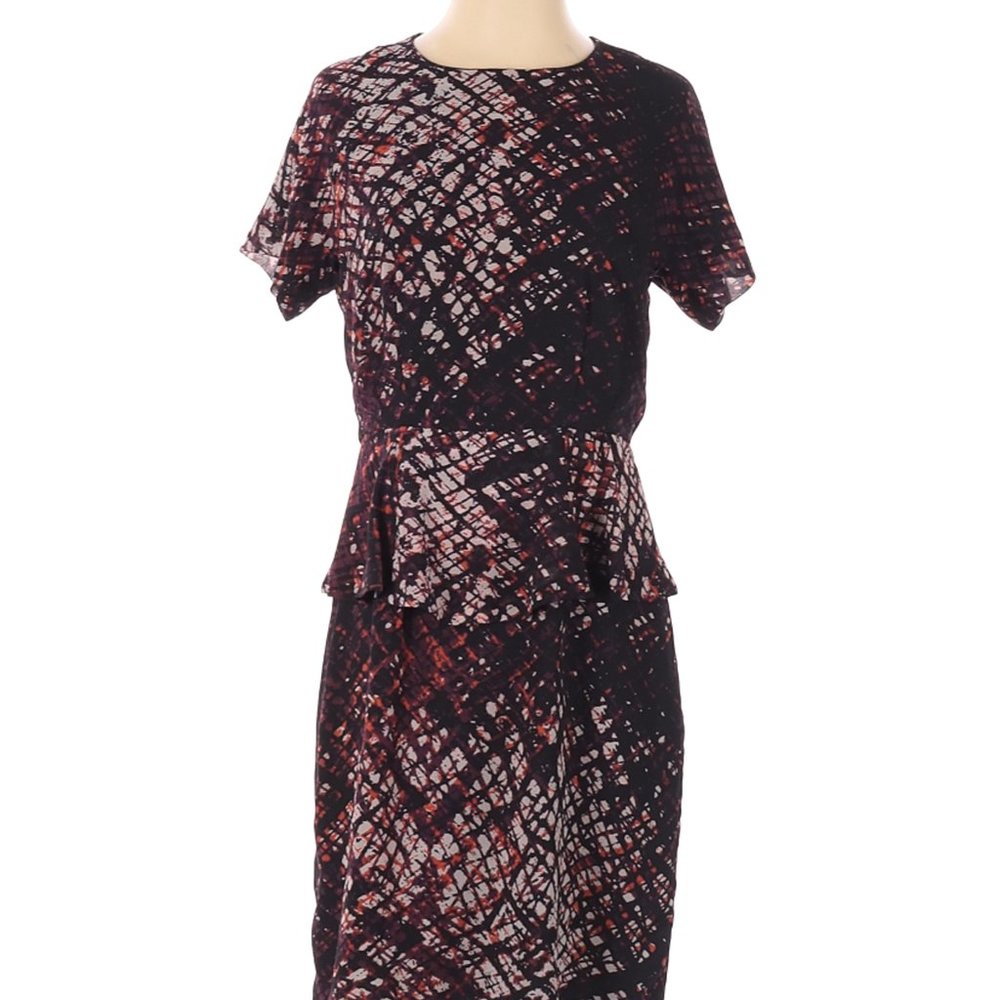 W118 by Walter Baker Peplum Dress W/Exposed Zipper